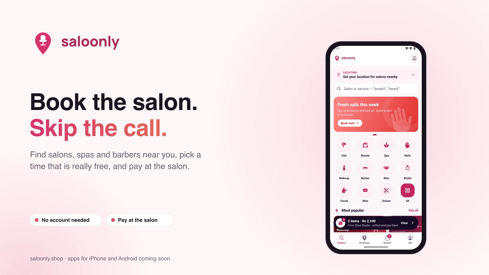 Saloonly Is Here: Book Salons, Spas and Barbers Near You Without a Phone Call
